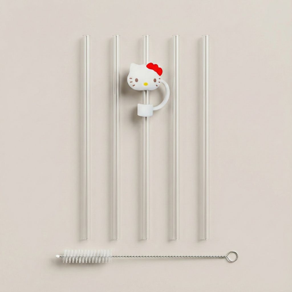 Premium Kitty Straw Kit