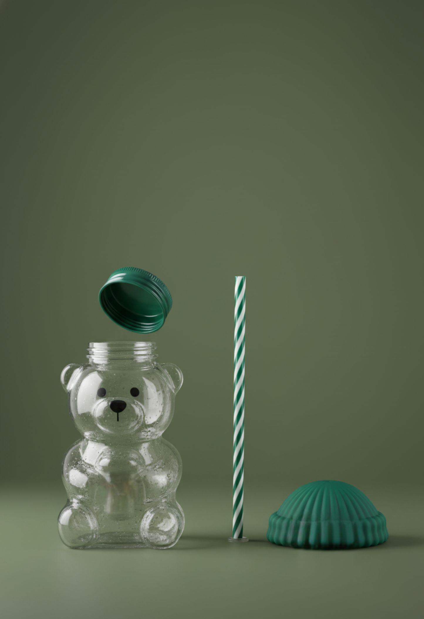 Teddy Bear Glass Cup