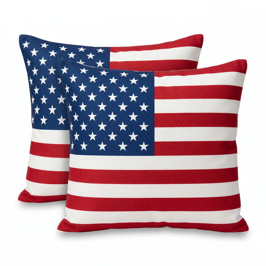 Patriotic Flag Pillow Cases